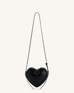 Arlene Heart Shaped Bag - Black