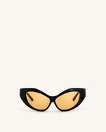 Clarissa Cateye Sunglasses - Black