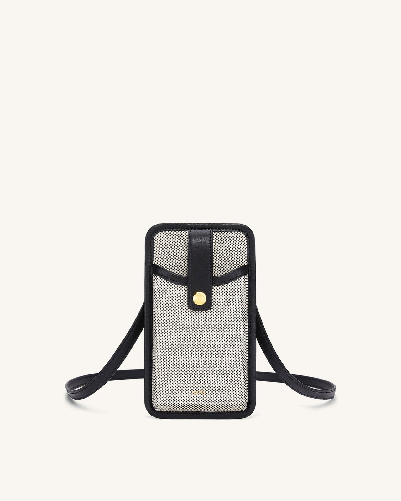 Aylin Canvas Phone Bag - Black