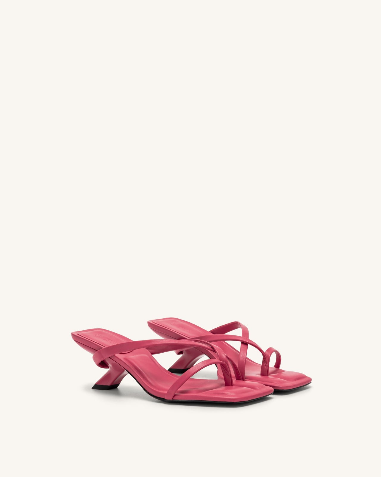 Maeve Strappy Mule - Rose Red